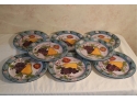 23 Pieces Hand Painted Gibson Dinnerware Set Plates & Bowls