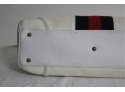 Gucci GG White Leather Handbag