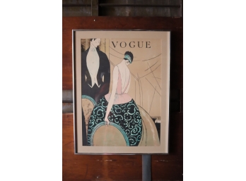 Vintage Large Framed Vogue Print