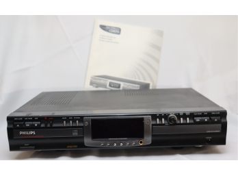 Philips Audio Cd Recordable Dual Deck CD-RW CD-R Player Recorder CDR77517