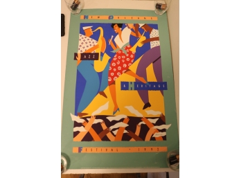 New Orleans Jazz Fest Poster 1992 By Robert Guthrie, Hand Signed And Numbered