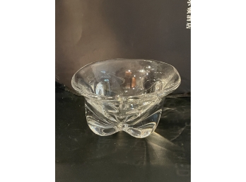 Small Heavy Glass Bowl