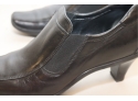 Prada Black High Heel Loafers Size 39 No Box
