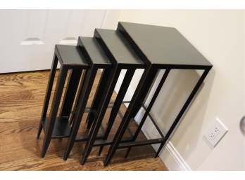 Set Of 4 Metal Nesting Tables