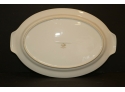 Vintage Narumi China MANCHU 17' Handled Oval Platter Serving Tray Occupied Japan