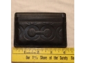 Coach Black Leather Credit Card Wallet