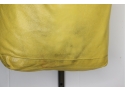 Yellow Leather Balenciaga Paris Leather Hand Bag Purse