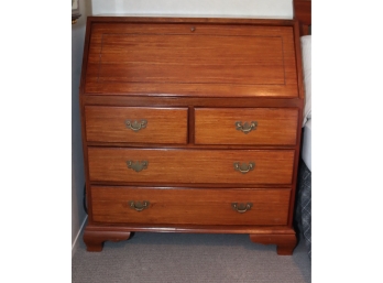 Wooden 3 Drawer Dresser With Hidden Secretary Desk