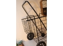 Metal Rolling Grocery Granny Cart