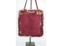 Velvet And Fur Purse Handbag Tote Bag