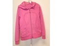 Pink Lululemon Hooded Zip Front Sweatshirt Size Large (lulu4)
