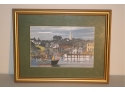 New England Water Scene Framed Art