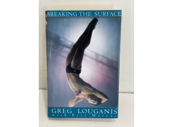 Autographed Copy Breaking The Surface Signed By Greg Louganis
