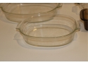 4 Pyrex Glass Casserole Dishes