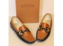 Tod's Brown 2 Tone Loafers Size 39