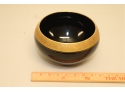 Antique Black And Gold Bowl