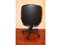 Black Leather Office Swivel Chair