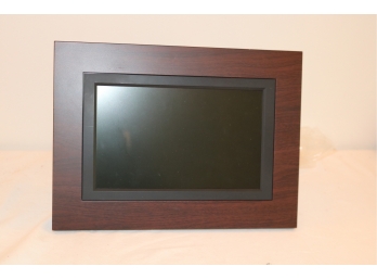 9' Digital Multimedia Player Wood Frame