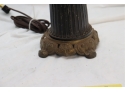Vintage Bronze Cherub Lamp