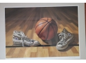 Signed Basketball & Converse Chuck Taylor Sneaker Lithograph Signed & Numbered