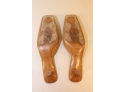 Prada Tan Leather Kitten Heel Slides Mules Size 39