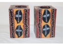 Pair Of African Candles