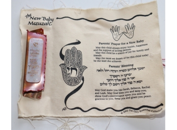 The New Baby Mezuzah With Scroll