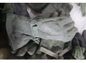 Big Bag Of US Military Gloves And 3 Fleece Watch Caps