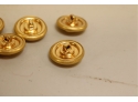 8 Vintage Gold Naval Egale Buttons From Max Oberhard