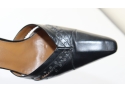 GUCCI Black Leather Heels Size 5 12 B