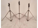 Lot Of 3 Large Light Stands.