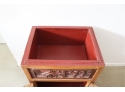 Vintage Asian Storage Chest With Removable Top Tray