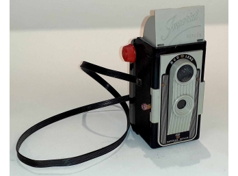 Imperial Reflex Duo-Lens 620 Camera 1940s Or 50s Art Deco Look, Plastic. Made In USA