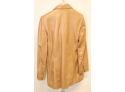 Women's Carina Tan Leather Jacket Size 12 (CArina43)