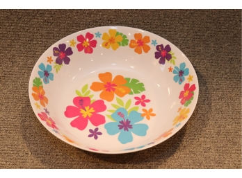 13' Floral Plastic Chip Bowl