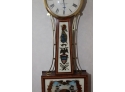 E Howard & Co. Boston  Banjo Key Wound Wall Clock Perry's Victory Lake Erie