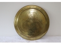 Vintage Round Brass Tray