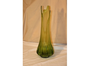 Green Glass Vase 21'tall
