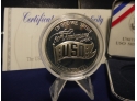 1991 USO Silver Proof Commemorative Dollar