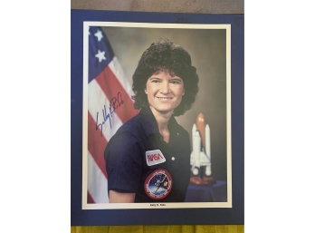 Signed 8 X 10 Glossy Photo Of American Astronaut And Physicist Sally K. Ride