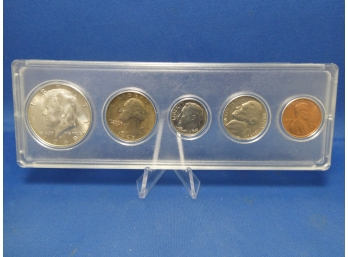 1969 5 Coin Set With Silver Kennedy Half Dollar