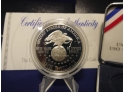 1991 USO Silver Proof Commemorative Dollar