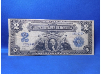 1899 $2 Silver Certificate Note