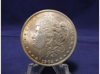 1904 O New Orleans  Morgan Silver Dollar Uncriculated