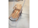 Vintage Gladding Snow.flake Sled With Handle