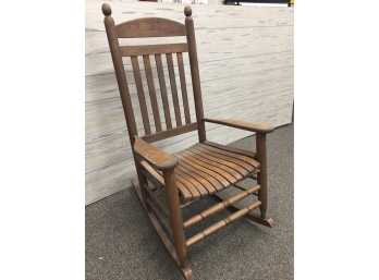 Outdoor Wooden Rocking Chair