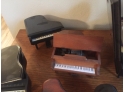 3 Music Boxes, Plus Other Piano Dcor Assortment