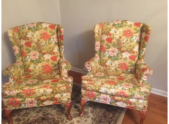 Beautiful Vintage Wing Chairs