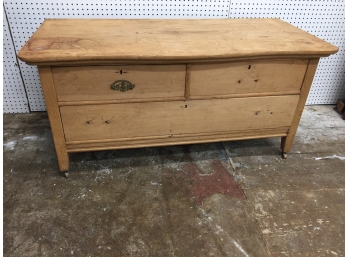 Wooden Coffee Table With Lots Of Potential