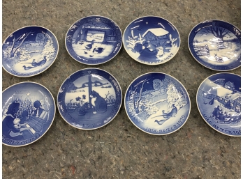 Copenhagen Porcelain Plates, Made In Denmark